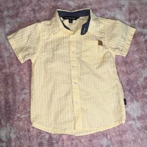 Yellow Button Down Kids Shirt
